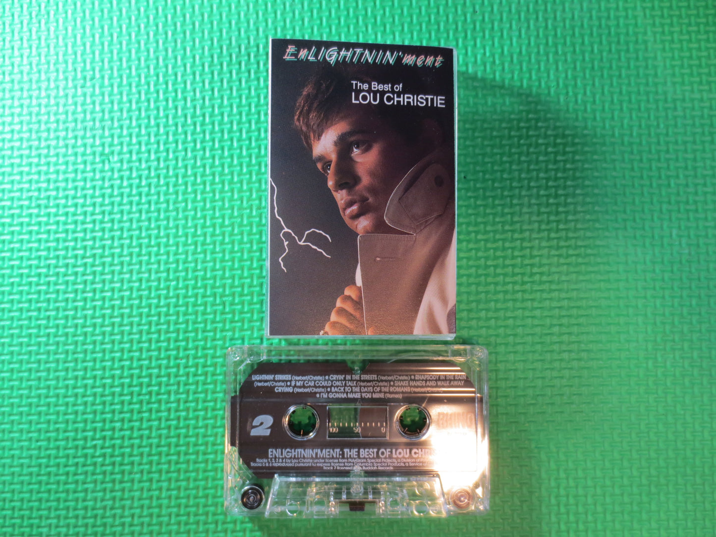 LOU CHRISTIE Tape, BEST of Tape, Lou Christie Album, Lou Christie Music, Cassette Lp, Tape Cassette, Cassette, 1988 Cassette