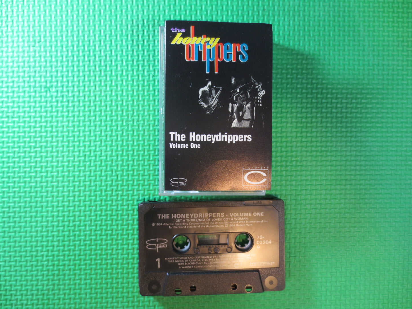 The HONEYDRIPPERS, HONEYDRIPPERS Tape, HONEYDRIPPERS  Album, Cassette Music, Tape Cassette, Tape Lp, Cassette, 1984 Cassette