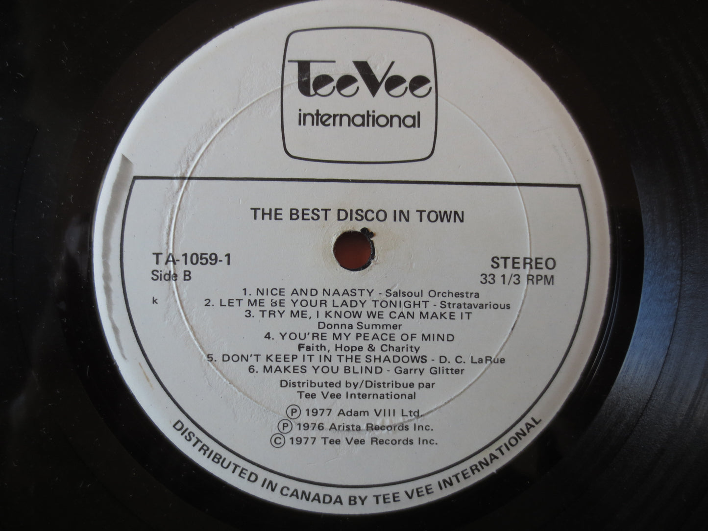 TEE VEE Records, Best of DISCO, Vintage Vinyl, Record Vinyl, Records, Disco Records, Vinyl Records, Vinyl Lps, 1977 Records