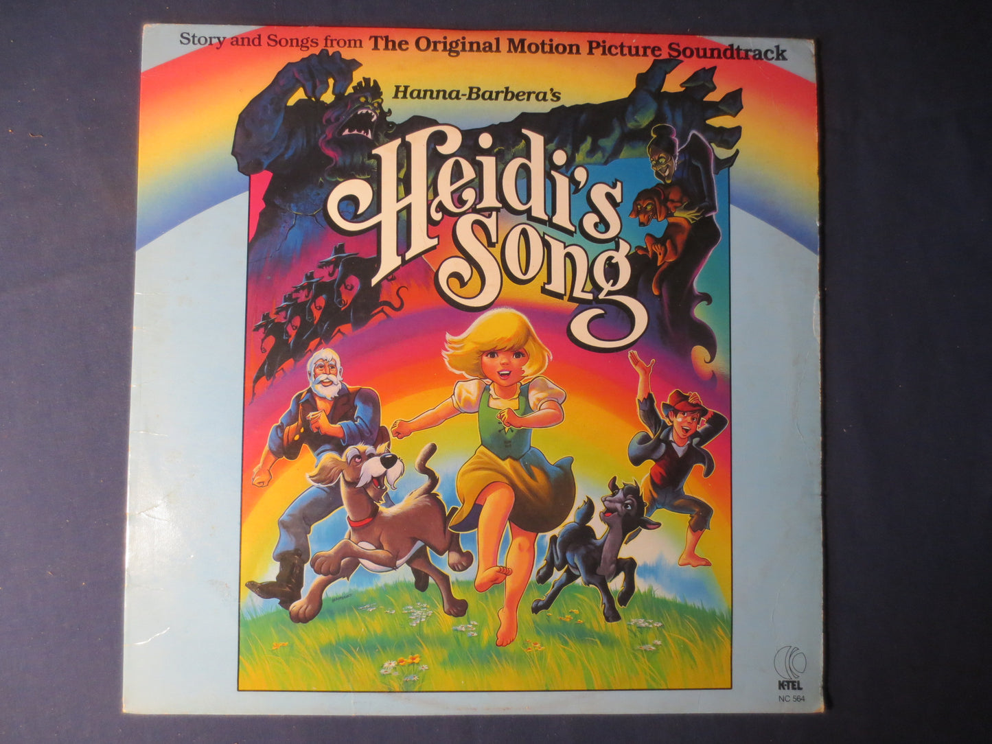 HEIDI'S SONG, Childrens Records, Movie Soundtrack, Kids Record, Child Record, Vinyl Record, Record Vinyl, Lps, 1982 Records