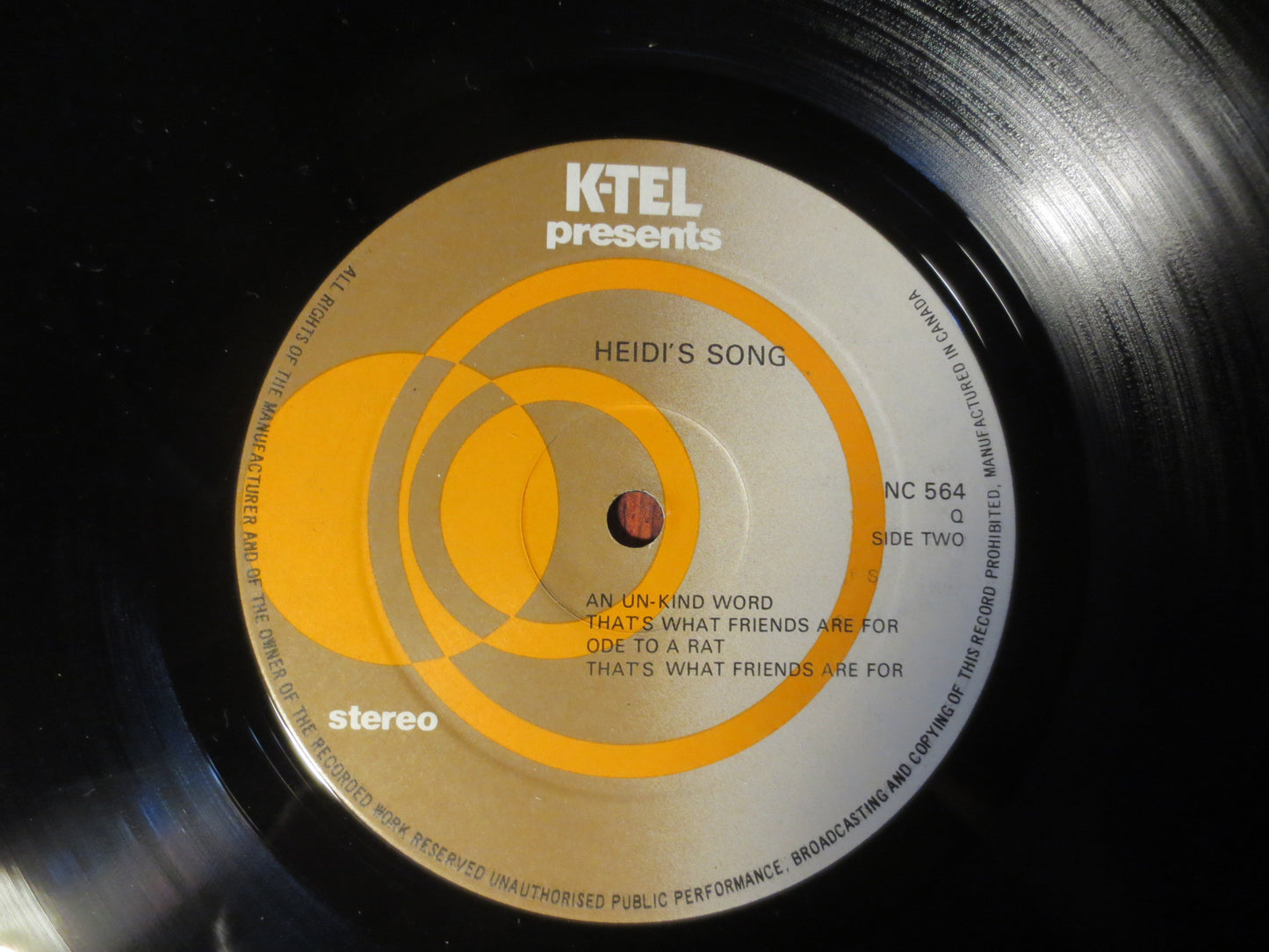 HEIDI'S SONG, Childrens Records, Movie Soundtrack, Kids Record, Child Record, Vinyl Record, Record Vinyl, Lps, 1982 Records