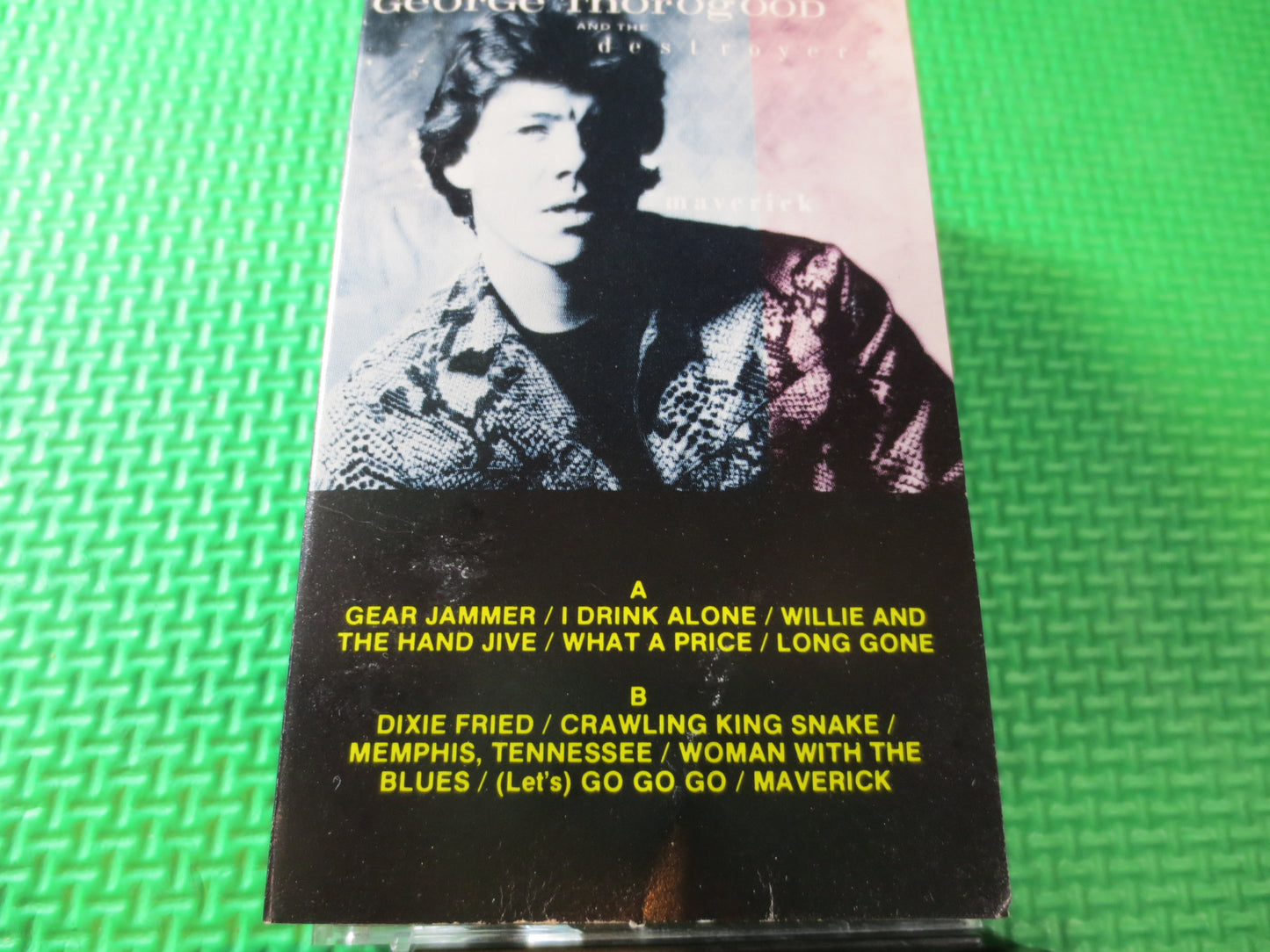 GEORGE THOROGOOD, MAVERICK Tape, Rock Album, Rock Music, Rock Song, Vintage Cassette, Tape Cassette, Cassette, 1985 Cassette