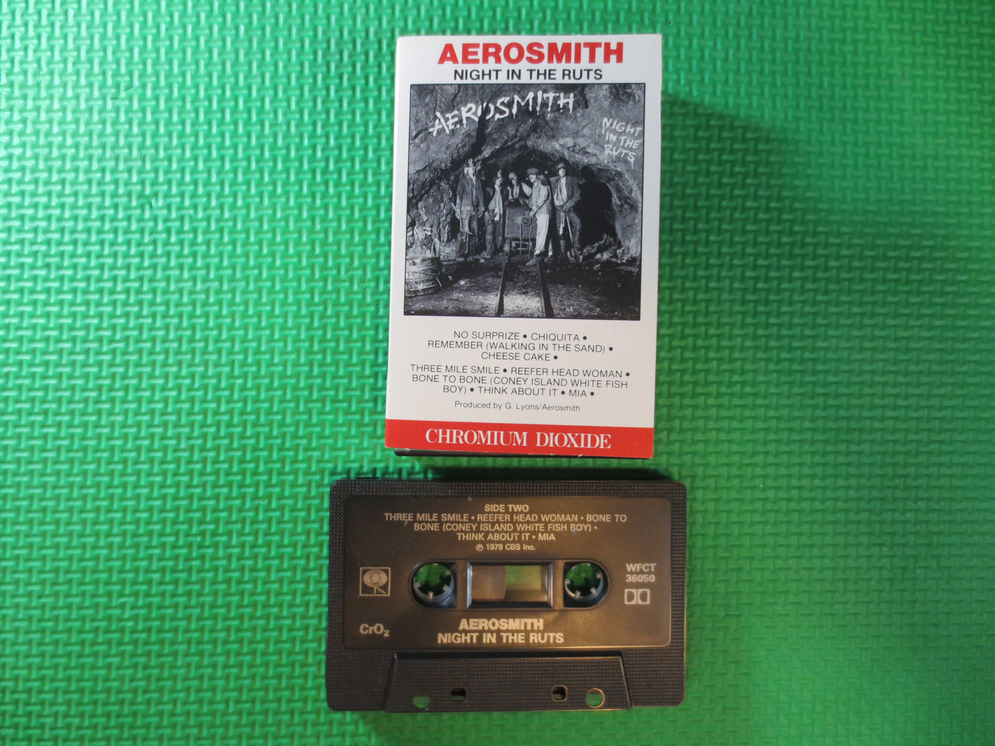 AEROSMITH Tape, NIGHT in the Ruts, AEROSMITH Album, Aerosmith Music, Aerosmith Song, Tape Cassette, Cassette, 1979 Cassette