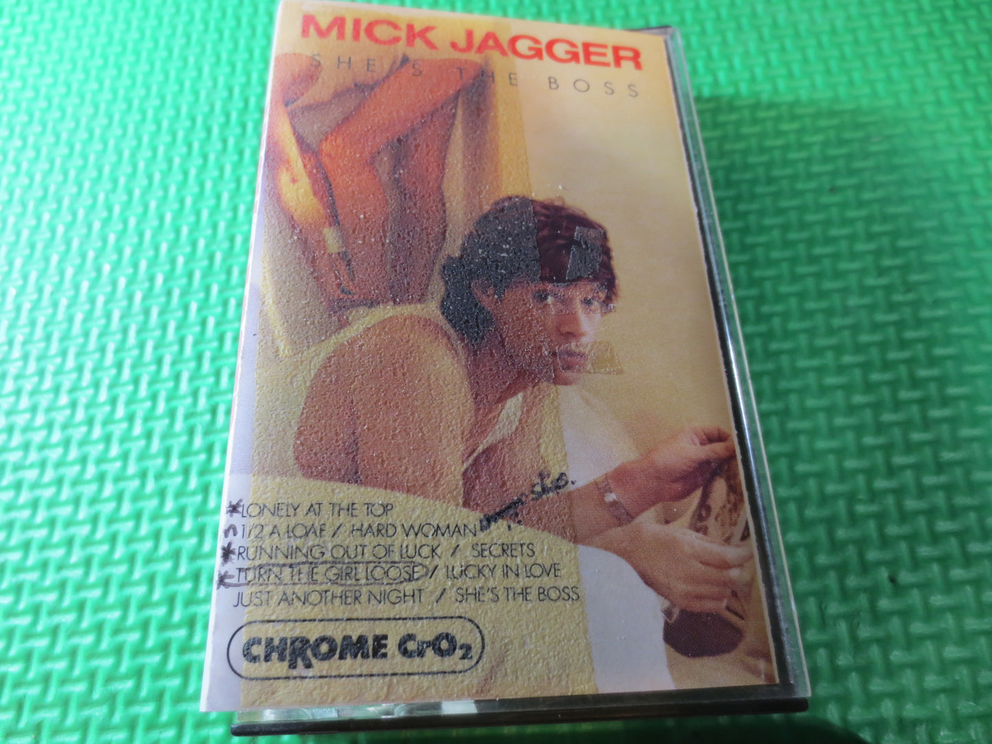 MICK JAGGER Tape, She's the BOSS Tape, Mick Jagger Album, Mick Jagger Music, Tape Cassette, Rock Lp, Cassette, 1985 Cassette