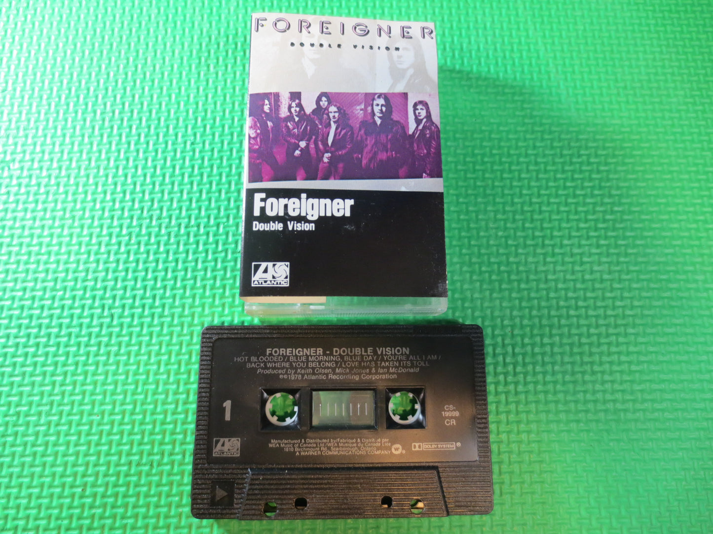 FOREIGNER Tape, DOUBLE VISION Tape, Foreigner Album, Foreigner Music, Foreigner Lp, Tape Cassette, Cassette, 1978 Cassette