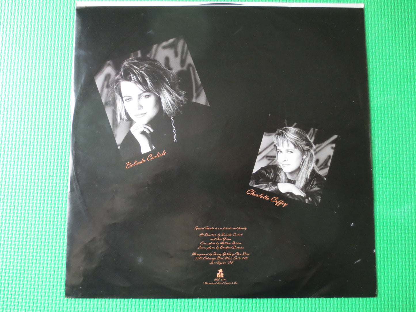 BELINDA CARLISLE, Disco Album, Belinda Carlisle, Pop Record, Disco Vinyl, Pop Vinyl, Pop Album, Vinyl Lp, 1986 Records