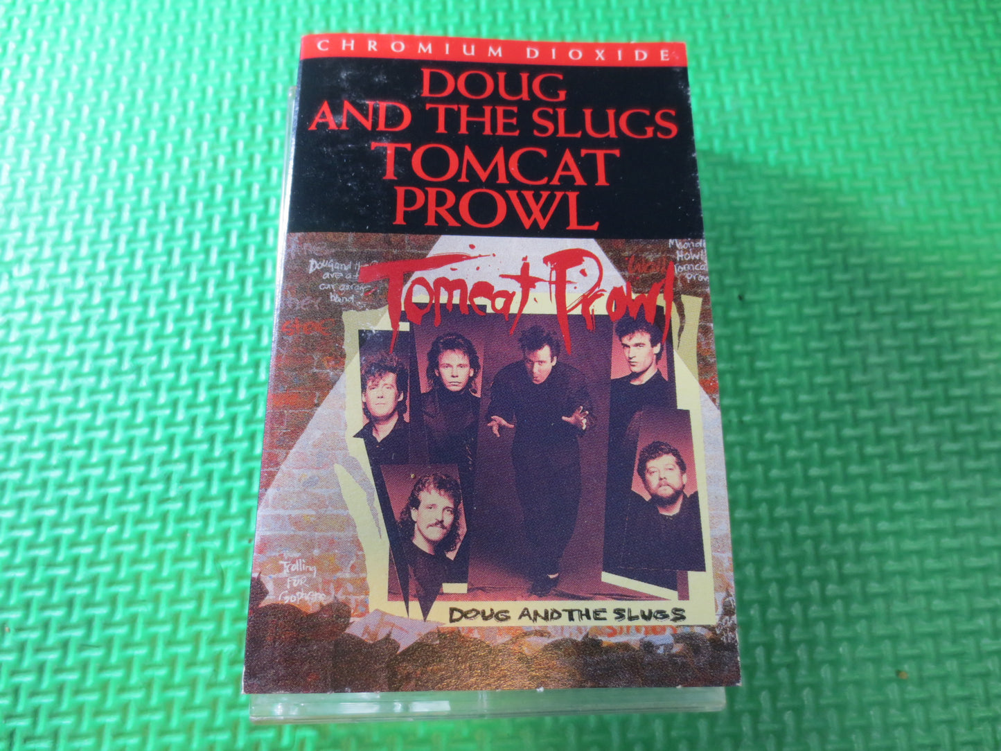 DOUG and the SLUGS, TOMCAT Prowl Tape, Rock Album,Rock Music, Rock Song, Rock Lp, Tape Cassette, Cassette, 1988 Cassette