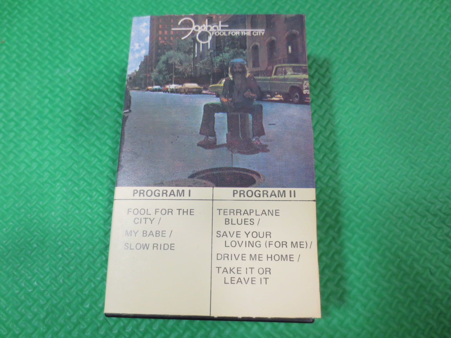 FOGHAT Tape, Fool For the CITY, FOGHAT Album, Foghat Music, Foghat Song, Tape Cassette, Rock Cassette, 1975 Cassette