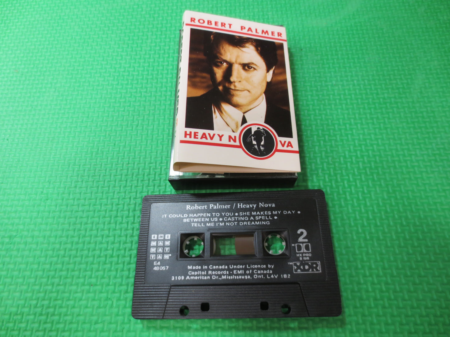 ROBERT PALMER Tape, Heavy NOVA Tape, Robert Palmer Album, Robert Palmer Music, Tape Cassette, Cassette, 1988 Cassette