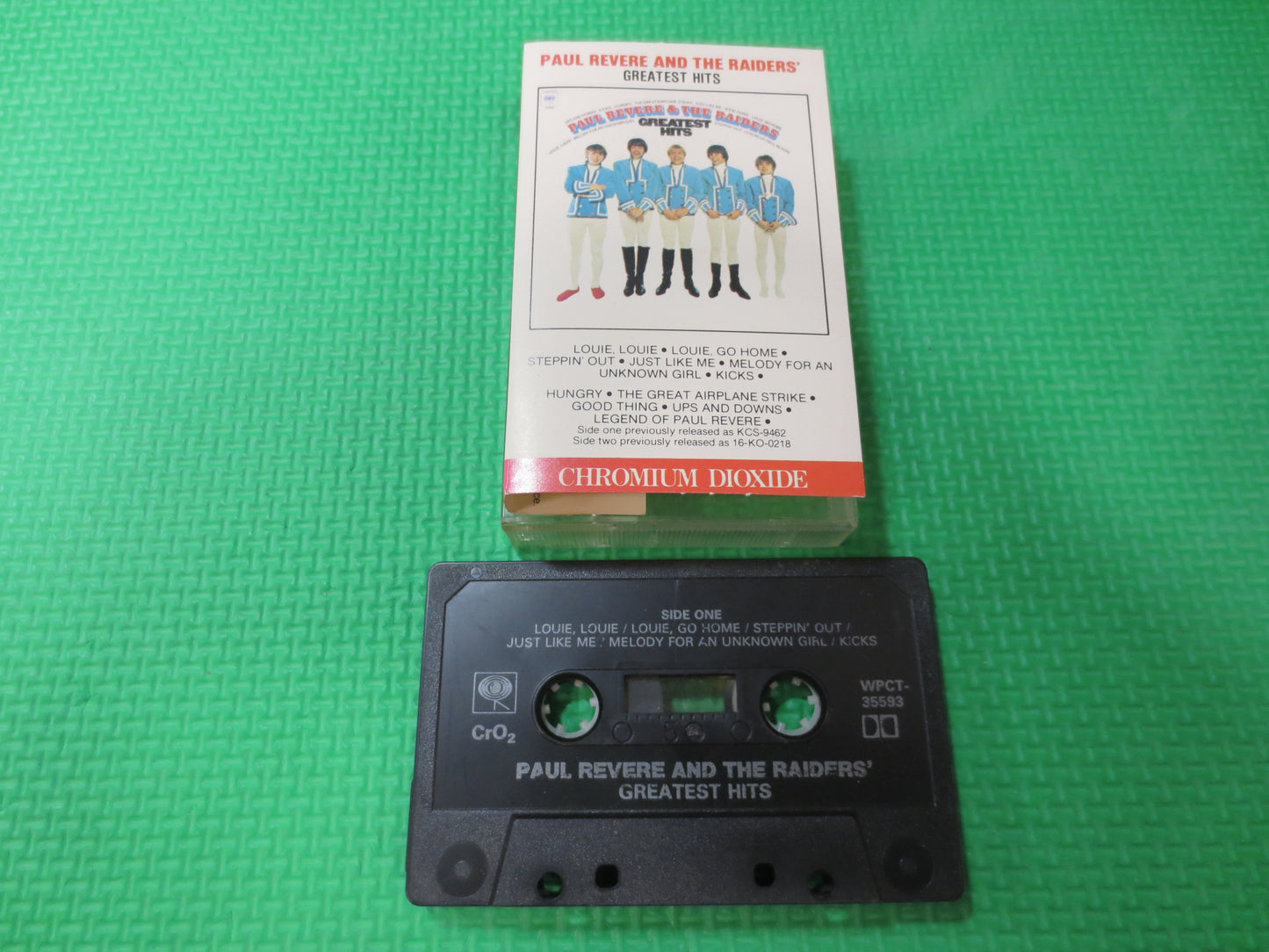PAUL REVERE Tape, GREATEST Hits Tape, Paul Revere Album, Paul Revere Music, Tape Cassette, Rock Cassette, 1988 Cassette