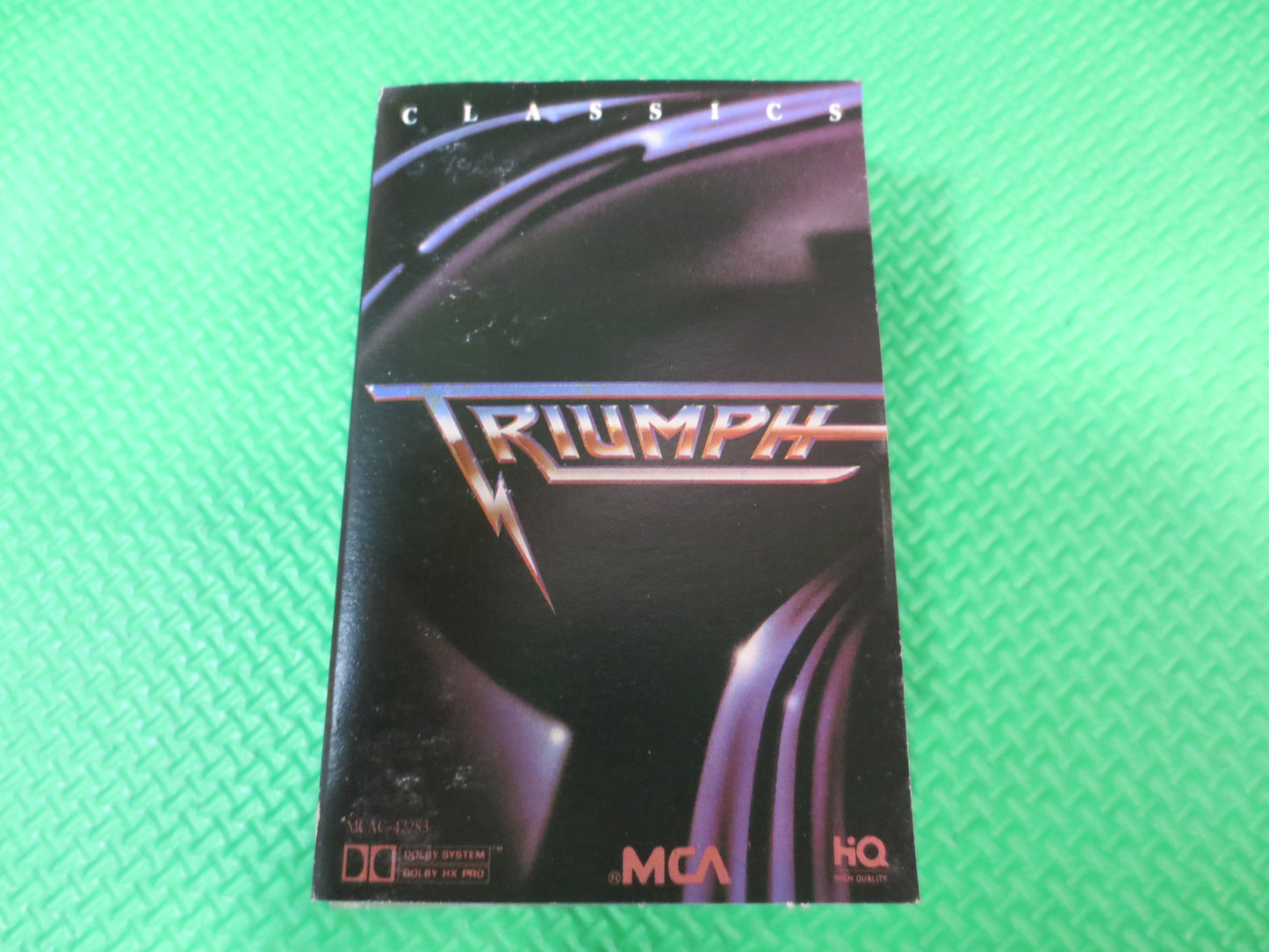 TRIUMPH Tape, CLASSICS Tape, TRIUMPH Album, Triumph Music, Triumph Song, Tape Cassette, Rock Cassette, 1989 Cassette