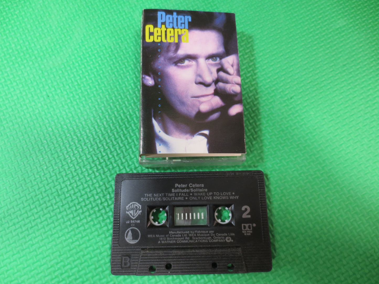 PETER CETERA Tape, SOLITUDE Tape, Peter Cetera Album, Peter Cetera Music, Tape Cassette, Rock Cassette, 1986 Cassette