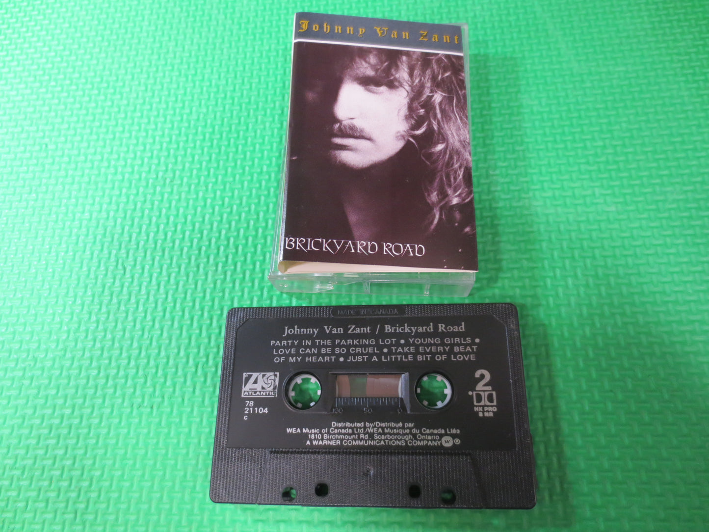 JOHNNY VAN ZANT, Brickyard Road, Rock Album, Rock Music, Rock Song, Tape Cassette, Rock Cassette, 1981 Cassette