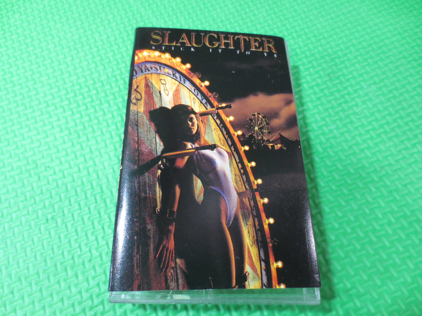 SLAUGHTER Tape, Stick It To Ya Tape, SLAUGHTER Album, SLAUGHTER Music, Slaughter Lp, Tape Cassette, Cassette, 1988 Cassette