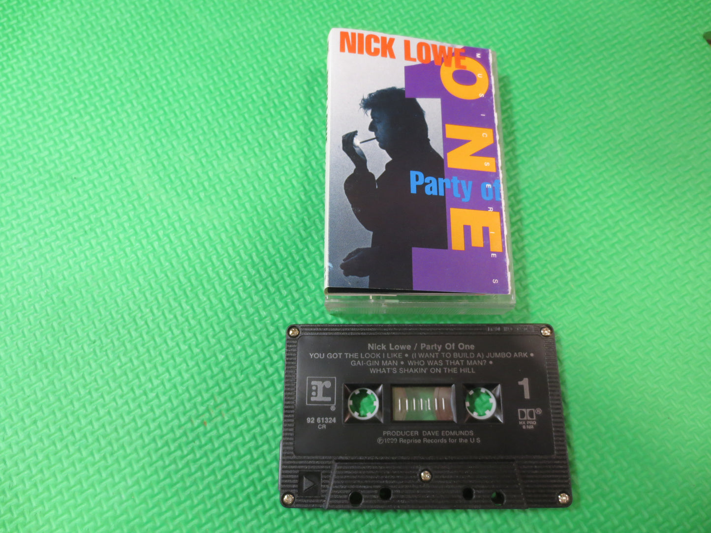 NICK LOWE Tape, Party of One Tape, Nick Lowe Album, Nick Lowe Music, Tape Cassette, Rock Cassette, 1990 Cassette