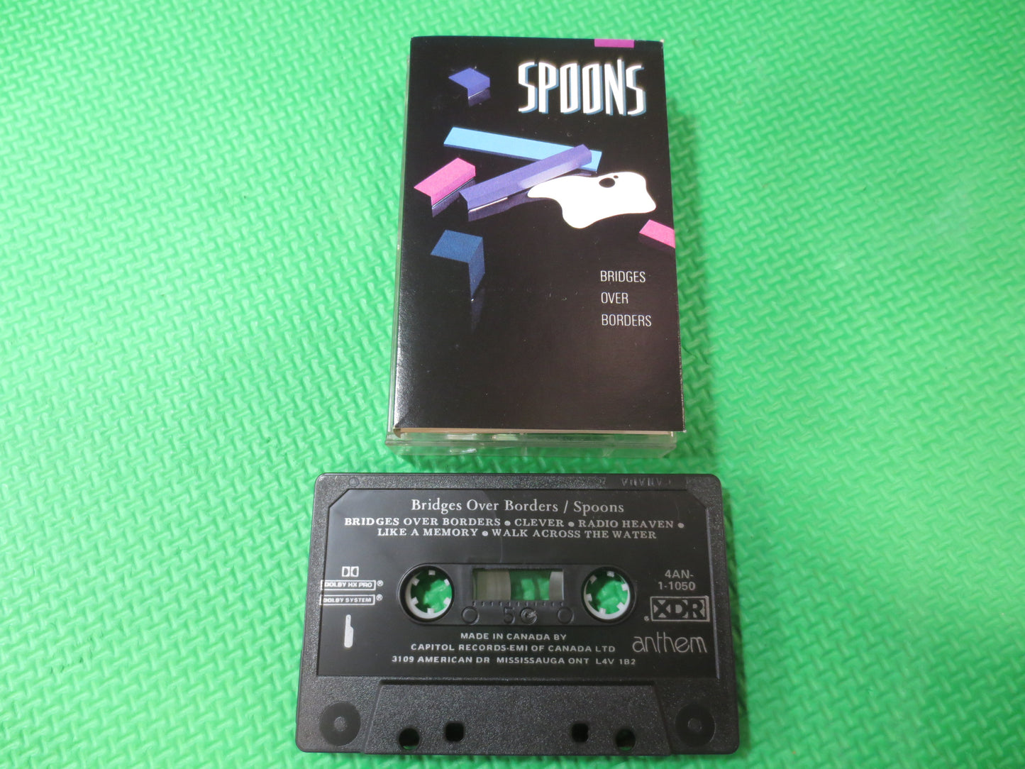 The SPOONS Tape, Bridges Over Water, The SPOONS Album, The Spoons Music, Tape Cassette, Spoons Cassette, 1988 Cassette