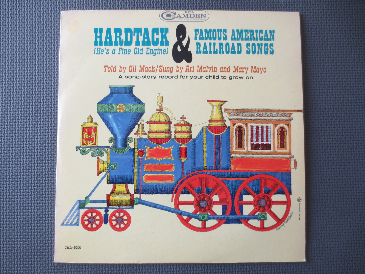 HARDTACK, RAILROAD Songs, CHILDRENS Records, Vintage Vinyl, Records, Vinyl Record, Vinyl Kids, Kids Records, 1964 Records