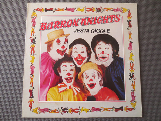 The BARRON KNIGHTS, Jesta GIGGLE, Novelty Albums, Rock Record, Novelty Record, Parady Records, Vinyl lp, lps, 1980 Records