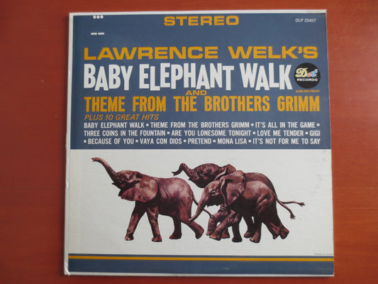 LAWRENCE WELK, Baby ELEPHANT Walk, Lawrence Welk Albums, Lawrence Welk Record, Vintage Vinyl, Vinyl Records, 1962 Records