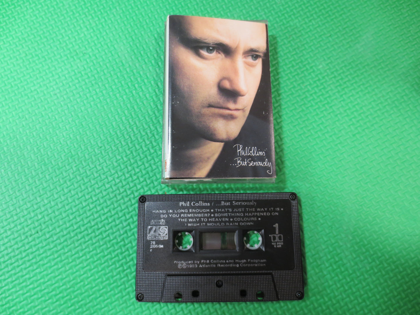 PHIL COLLINS Tape, But Seriously Tape, Phil Collins Album, Phil Collins Music, Tape Cassette, Rock Cassette, 1988 Cassette