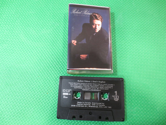 ROBERT PALMER Tape, Don't Explain Tape, ROBERT Palmer Album, Robert Palmer Music, Tape Cassette, Cassette, 1990 Cassette