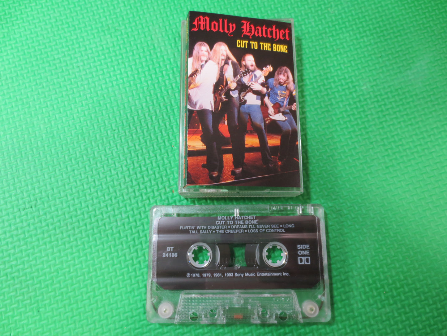 MOLLY HATCHET Tape, Cut to the Bone Tape, Molly Hatchet Album, Molly Hatchet Music, Tape Cassette, Cassette, 1993 Cassette