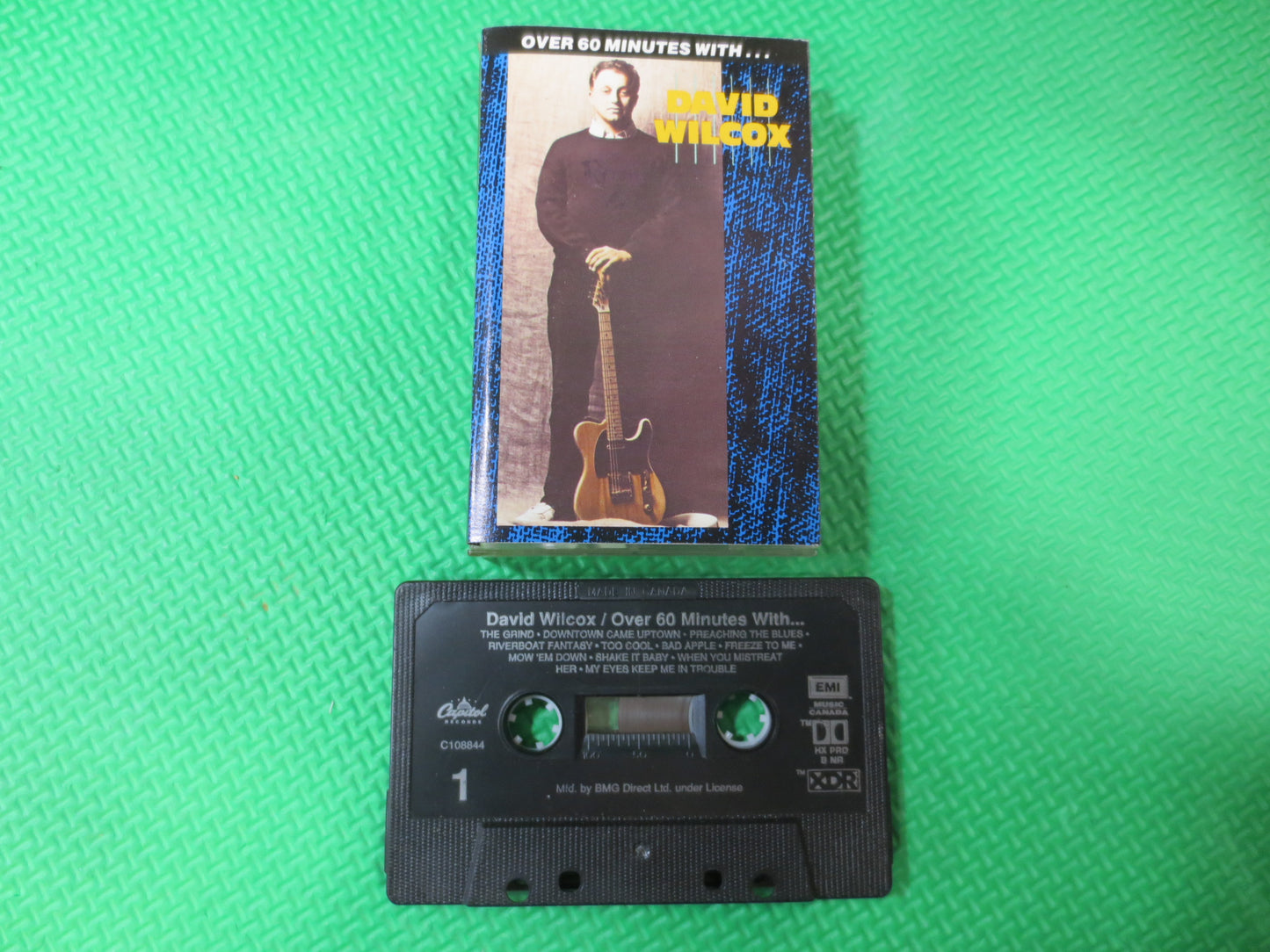 DAVID WILCOX Tape, 60 Minutes Tape, David Wilcox Album, David Wilcox Music, Tape Cassette, Rock Cassette, 1987 Cassette