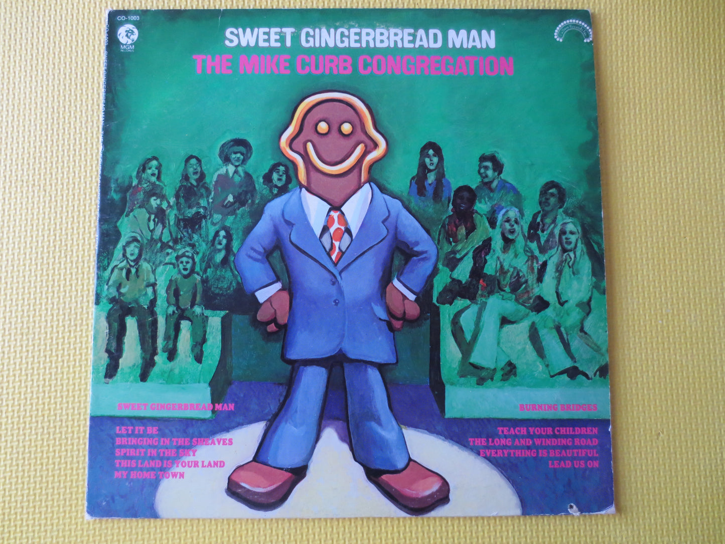 MIKE CURB, SWEET Gingerbread Man, Country Record, Rock Record, Mike Curb Album, Kids Album, Vinyl Lps, Lps, 1970 Records