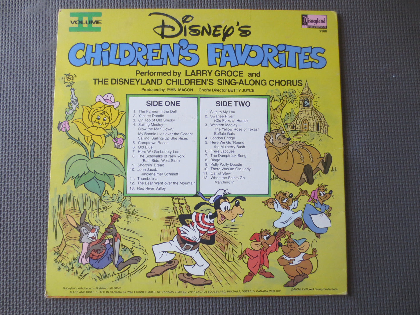 DISNEY Album, CHILDRENS FAVORITES, Disneyland Records, Disney Records, Childrens Record, Disney Lp, Kids Lp, 1979 Records