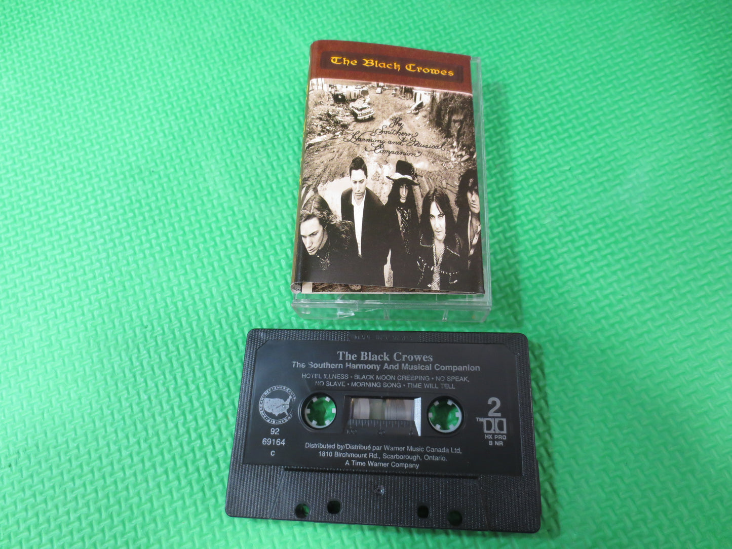 The BLACK CROWES, SOUTHERN Harmony Lp, Black Crowes Album, Black Crowes Music, Tape Cassette, Rock Cassette, 1992 Cassette