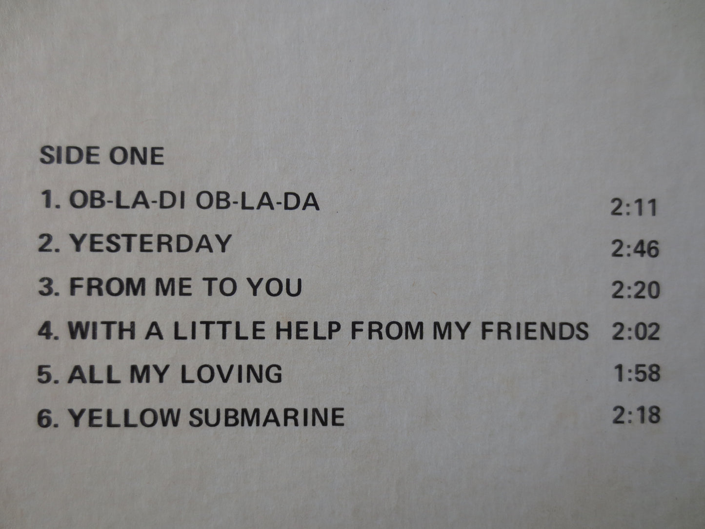 LENNON and McCARTNEY, TIJUANA Style, The Beatles Album, The Beatles Record, The Beatles Vinyl, The Beatles Lp, 1969 Records