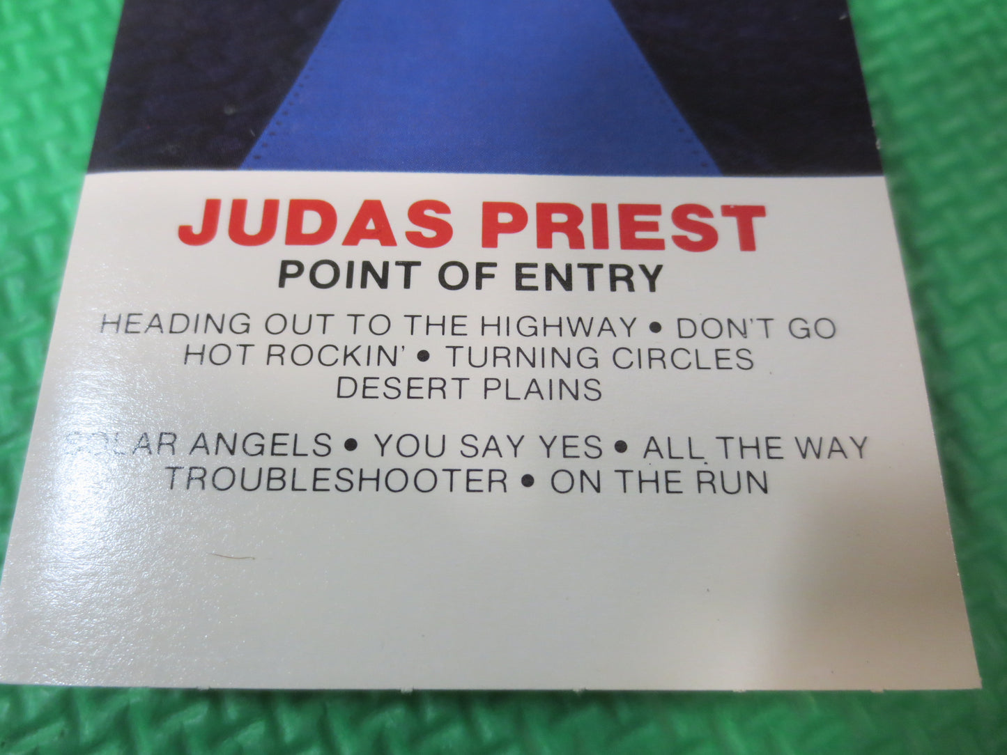 JUDAS PRIEST Tape, POINT of Entry Tape, Judas Priest Album, Judas Priest Music, Tape Cassette, Rock Cassette, 1981 Cassette