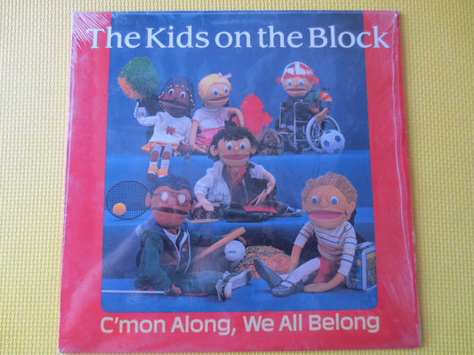 The KIDS on the BLOCK, Childrens Record, Kids Record, Childrens Album, Kids Album, Vinyl Lps, Lps, KidsLps, 1986 Records