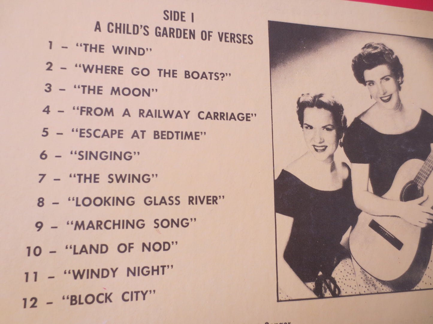 A CHILDS GARDEN of VERSES, Disneyland Records, Disneyland Album, Disney Records, Childrens Album, Kids Album, 1963 Records