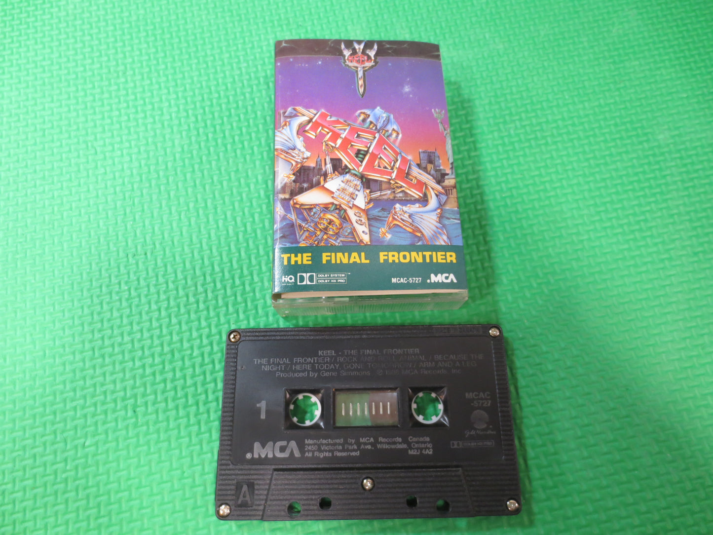 KEEL Tape, Final FRONTIER Tape, KEEL Album, Keel Music, Heavy Metal Tape, Tape Cassette, Rock Tape, Cassette, 1986 Cassette