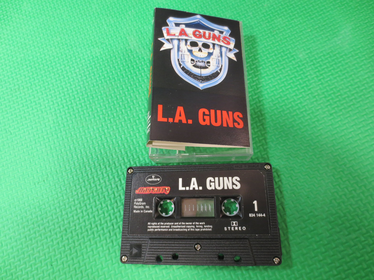 L A GUNS Tape, L A GUNS Album, L A GUNS Music, L A Guns Song, Tape Cassette, L A Guns Cassette, Rock Cassette, 1988 Cassette