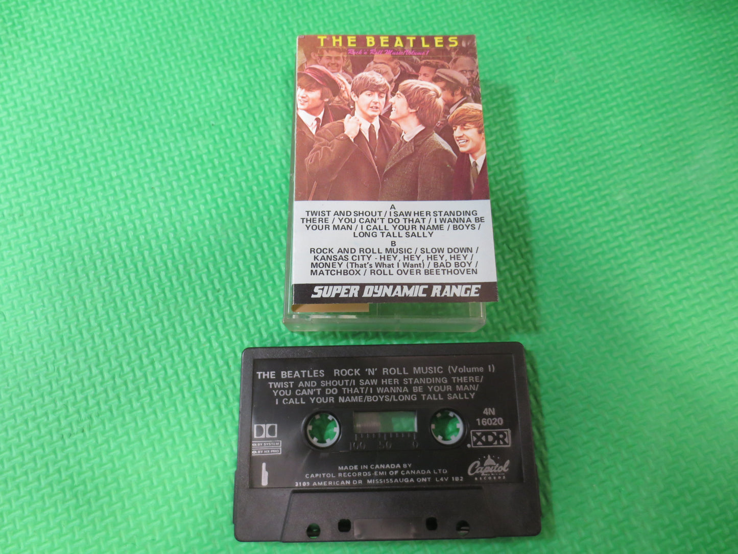 The BEATLES, ROCK and ROLL, Volume 1 Tape, Rock Album, Rock Music, Tape Cassette, Rock Cassette, Rock Tapes, 1982 Cassette