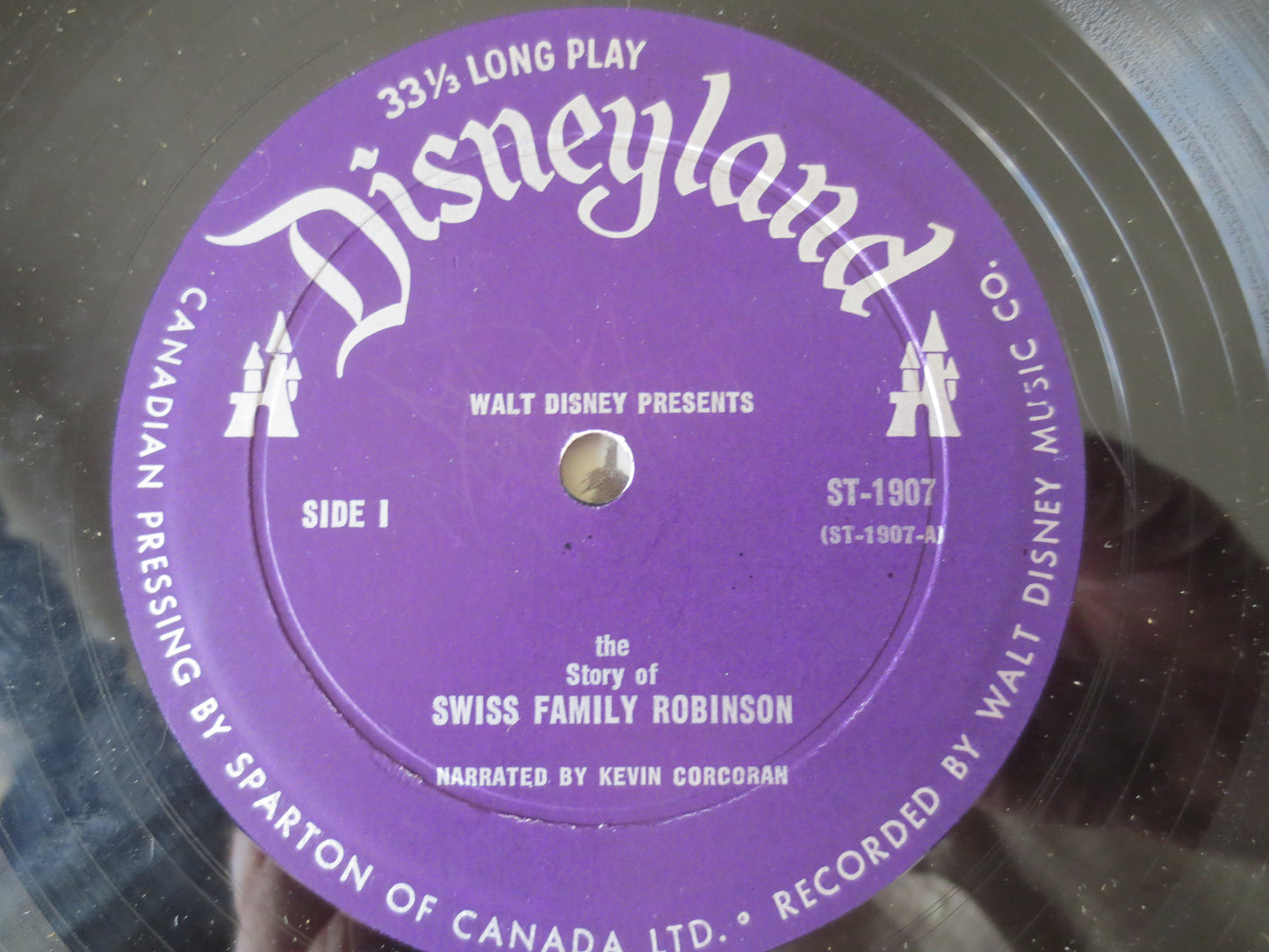 SWISS FAMILY ROBINSON, Disneyland Record, Disney Album, Disneyland Album, Disney Record, Disneyland Vinyl, Lp, 1963 Records