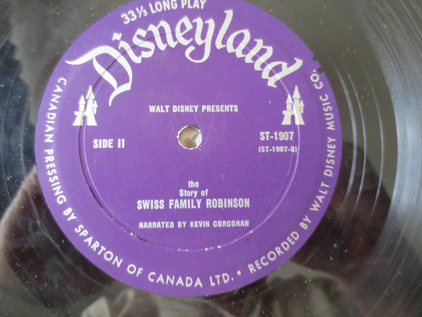 SWISS FAMILY ROBINSON, Disneyland Record, Disney Album, Disneyland Album, Disney Record, Disneyland Vinyl, Lp, 1963 Records