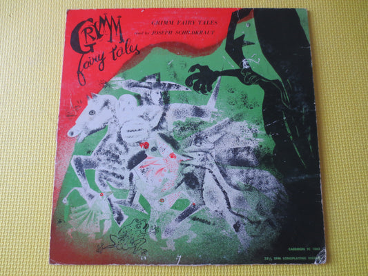 GRIMM FAIRY TALES, Kids Records, Childrens Album, Kids Album, Storybook Lps, Kids Lp, Fairy Tale Album, Lps, 1957 Records