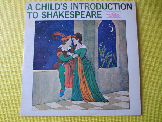 A CHILD'S INTRODUCTION To SHAKESPEARE, Kids Records, Childrens Album, Kids Album, Storybook Lps, Kids Lp, Lps, 1961 Records