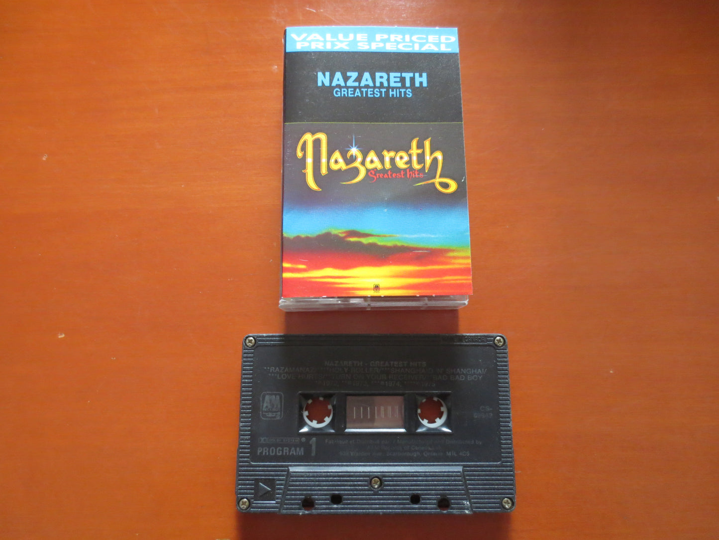 NAZARETH Tape, GREATEST Hits Tape, NAZARETH Album, Nazareth Music, Nazareth, Tape Cassette, Nazareth Cassette, 1975 Cassette