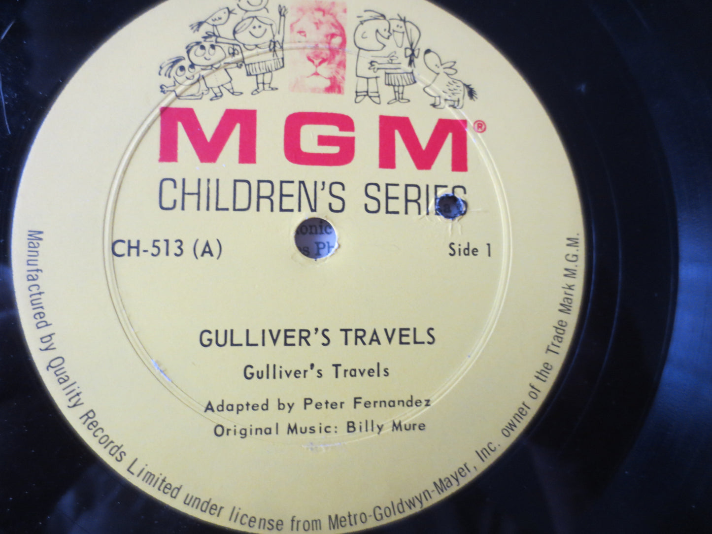 GULLIVER'S TRAVELS, RAPUNSEL, Kids Records, Childrens Record, Childrens Album, Kids Album, Vinyl Lps, Kids Lp, 1962 Records