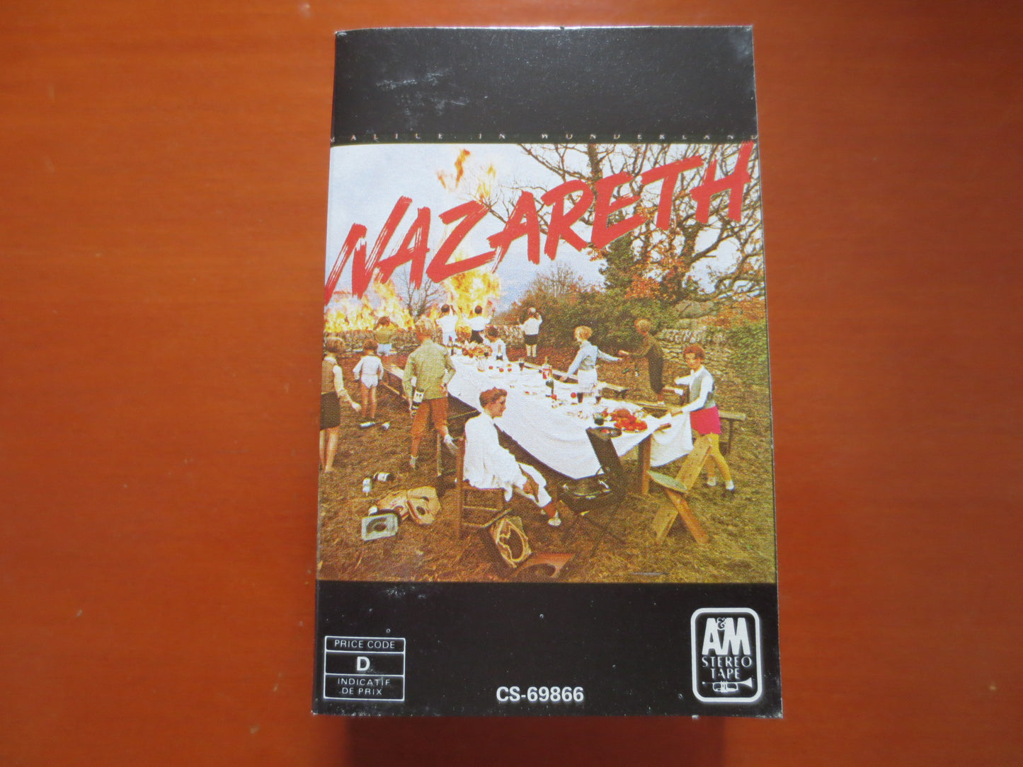 NAZARETH Tape, Malice in WONDERLAND, NAZARETH Album, Nazareth Music, Nazareth Song, Tape Cassette, Cassette, 1980 Cassette