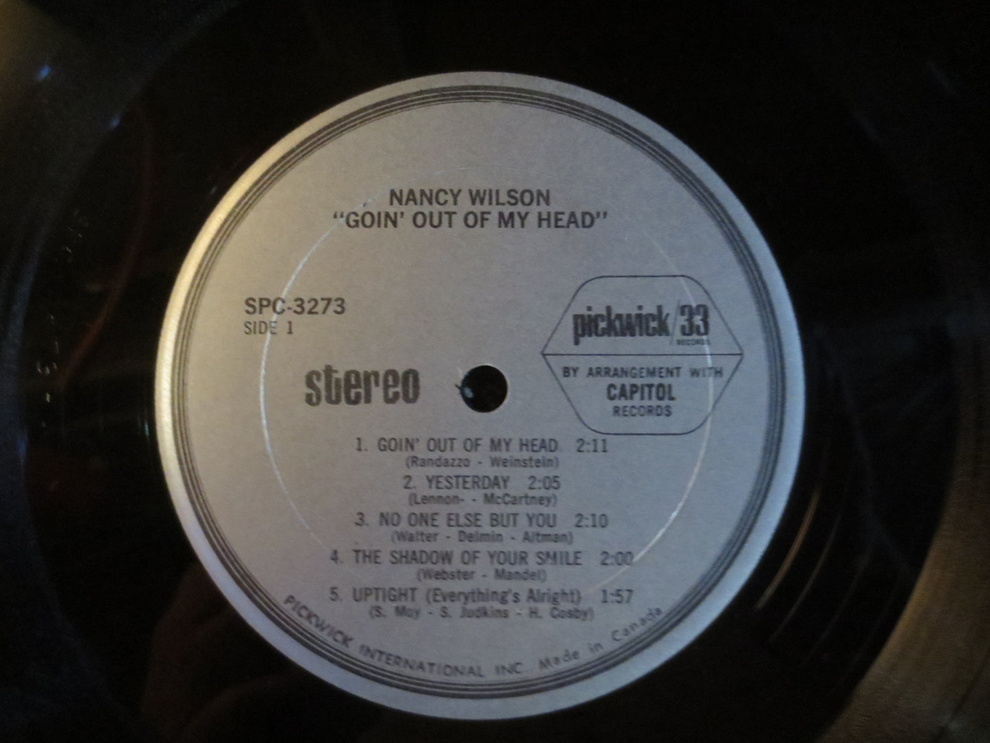 NANCY WILSON, Goin' Out of My Head, Nancy Wilson Album, Nancy Wilson Vinyl, Nancy Wilson Lp, Jazz Lp,  1972 Records