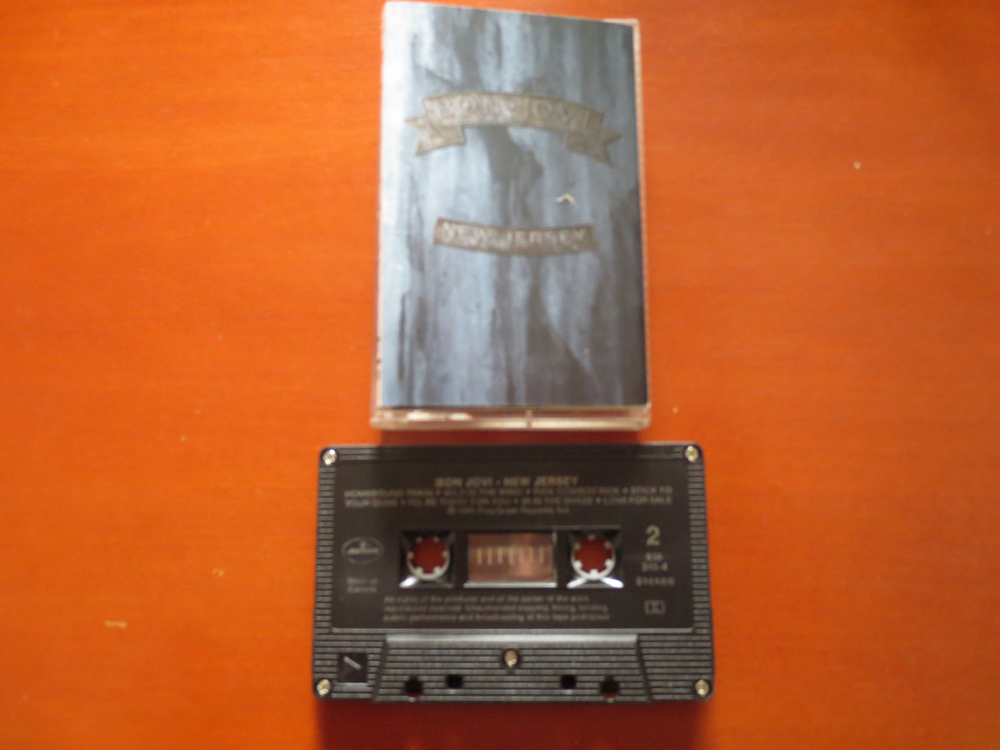 BON JOVI Tape, NEW Jersey Tape, Bon Jovi Album, Bon Jovi Music, Bon Jovi Song, Tape Cassette, Rock Cassette, 1988 Cassette