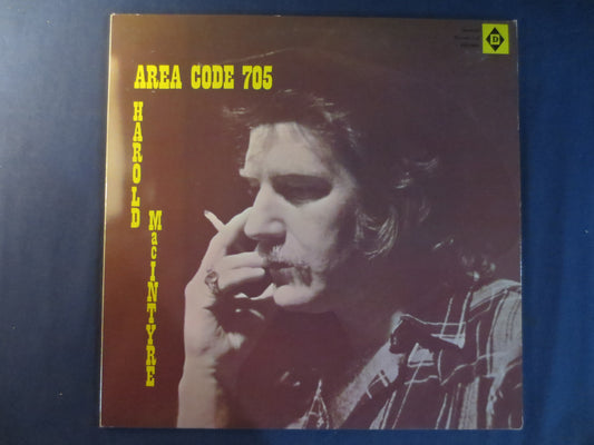 HAROLD MacINTYRE, AREA CODE 705, Country Records, Vintage Vinyl, Record Vinyl, Record, Vinyl Record, Vinyl, 1980 Records