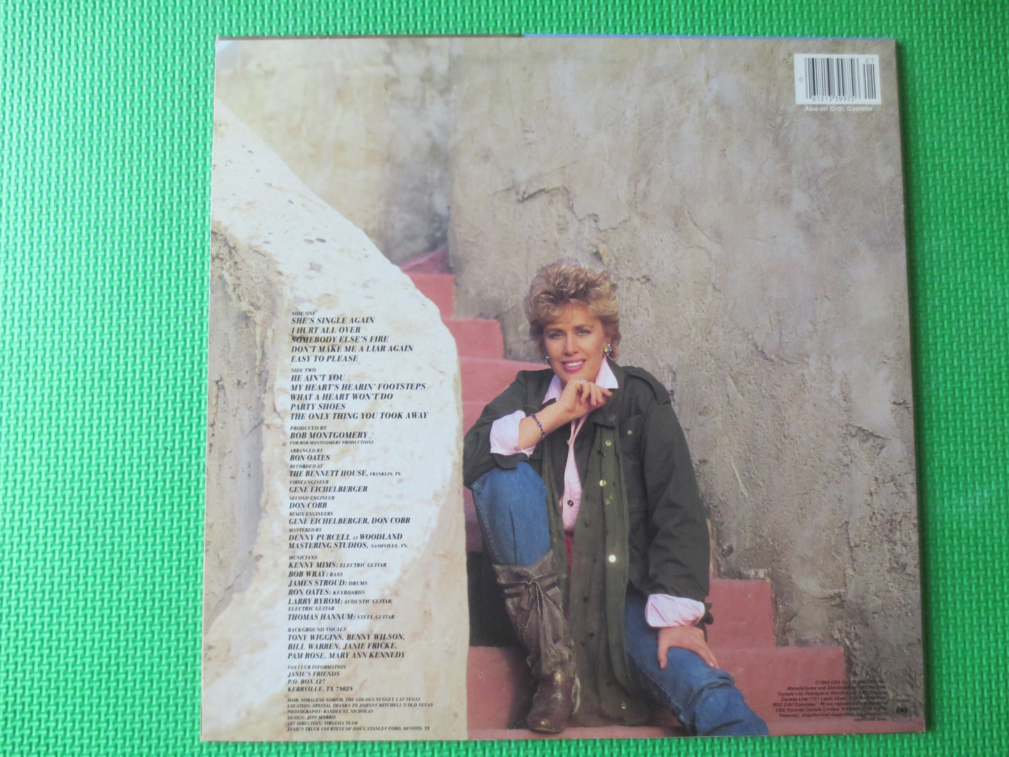 JANIE FRICKE, SOMEBODY Else's Fire, Janie Fricke Records, Janie Fricke Album, Janie Fricke lps, Vinyl Record, 1985 Records