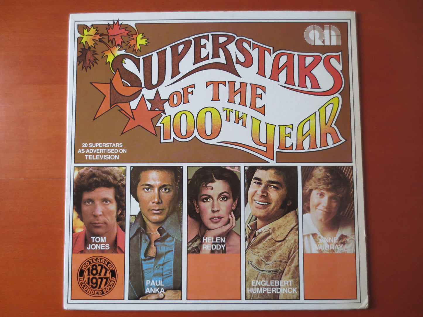 SUPERSTARS of the 100th YEAR, Paul Anka Record, Tom Jones Record, Helen Reddy Record, Diana Ross Record, Lps, 1977 Records