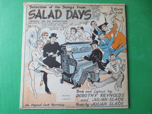 SALAD DAYS, VAUDEVILLE Theatre, Theatre Music, Soundtrack Records, Vintage Vinyl, Record Vinyl, Vinyl Record, 1954 Records